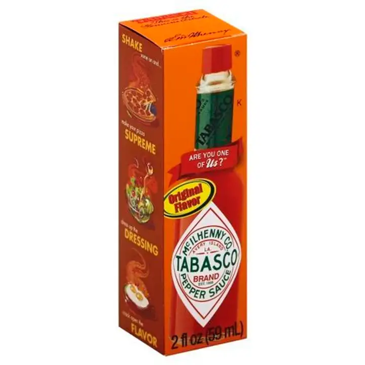 Order Tabasco Pepper Sauce, Original Flavor - 2 Ounces food online from Novato Harvest Market store, Novato on bringmethat.com