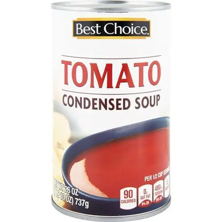 Order Best Choice Condensed Tomato Soup - 10 Ounces food online from Fligner Market store, Lorain on bringmethat.com