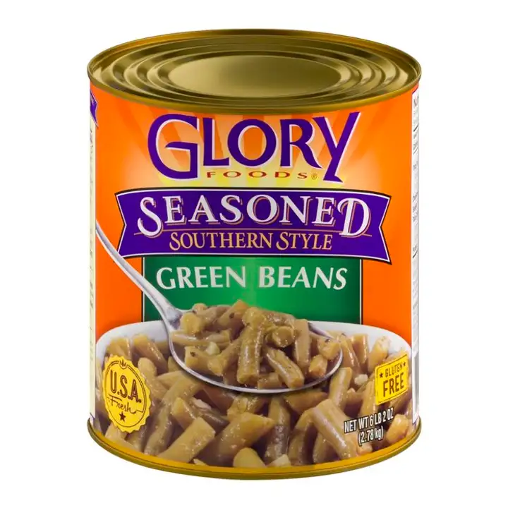 Order Glory Foods Seasoned Southern Style Green Beans - 5.73 Ounces food online from Fligner Market store, Lorain on bringmethat.com