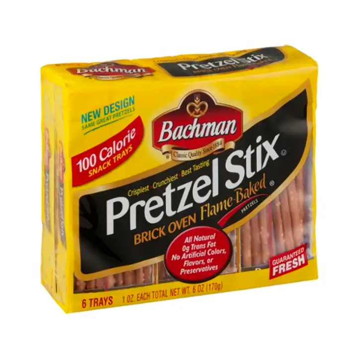 Order Bachman Brick Oven Flame-Baked Pretzel Stix - 6 Count food online from Holiday farms store, Roslyn Heights on bringmethat.com