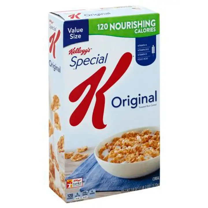 Order Special K Cereal, Original, Value Size - 18 Ounces food online from Holiday farms store, Roslyn Heights on bringmethat.com