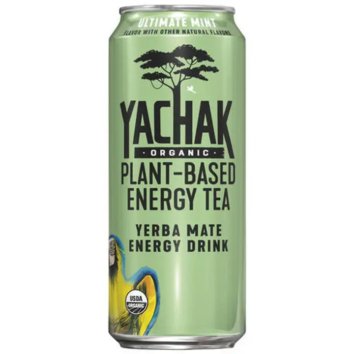 Order Yachak Yerba Mate Ultimate Mint Energy Drink - 16 Ounces food online from Whole Foods Co-Op Denfeld store, Duluth on bringmethat.com