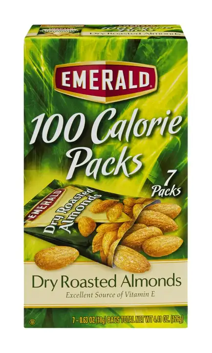 Order Emerald 100 Calorie Packs Almonds, Dry Roasted - 7 Each food online from Holiday farms store, Roslyn Heights on bringmethat.com