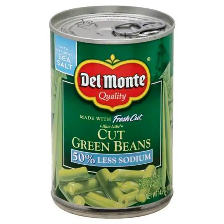 Order Del Monte Fresh Cut Green Beans, Cut, Blue Lake, 50% Less Sodium - 14.5 Ounces food online from Novato Harvest Market store, Novato on bringmethat.com