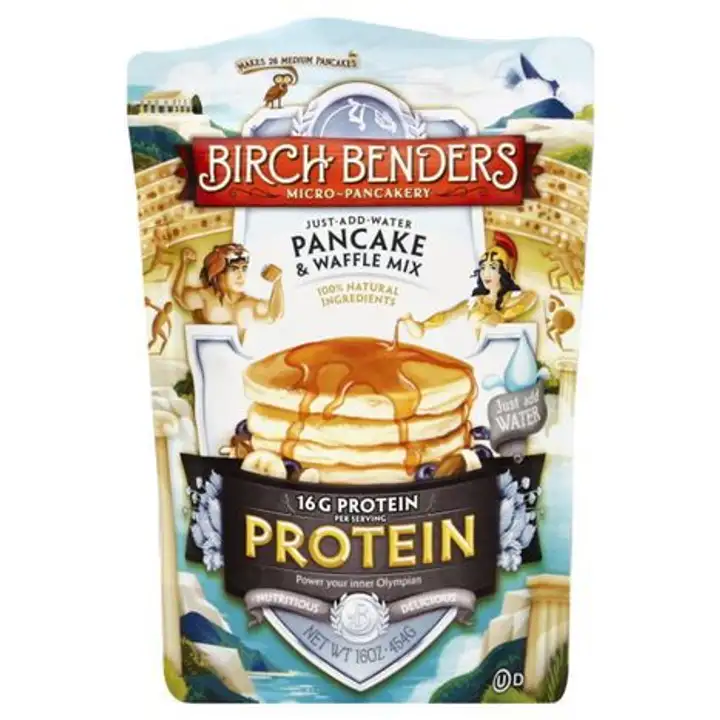 Order Birch Benders Pancake & Waffle Mix, Protein - 16 Ounces food online from Whole Foods Co-Op Denfeld store, Duluth on bringmethat.com