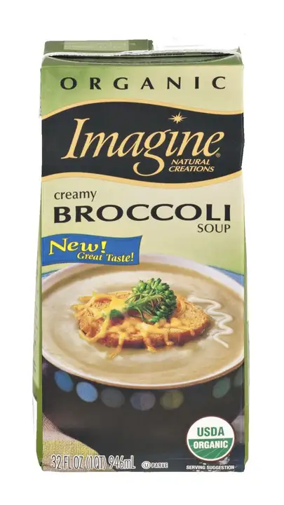Order Imagine Organic Soup, Creamy, Broccoli - 32 Ounces food online from Novato Harvest Market store, Novato on bringmethat.com