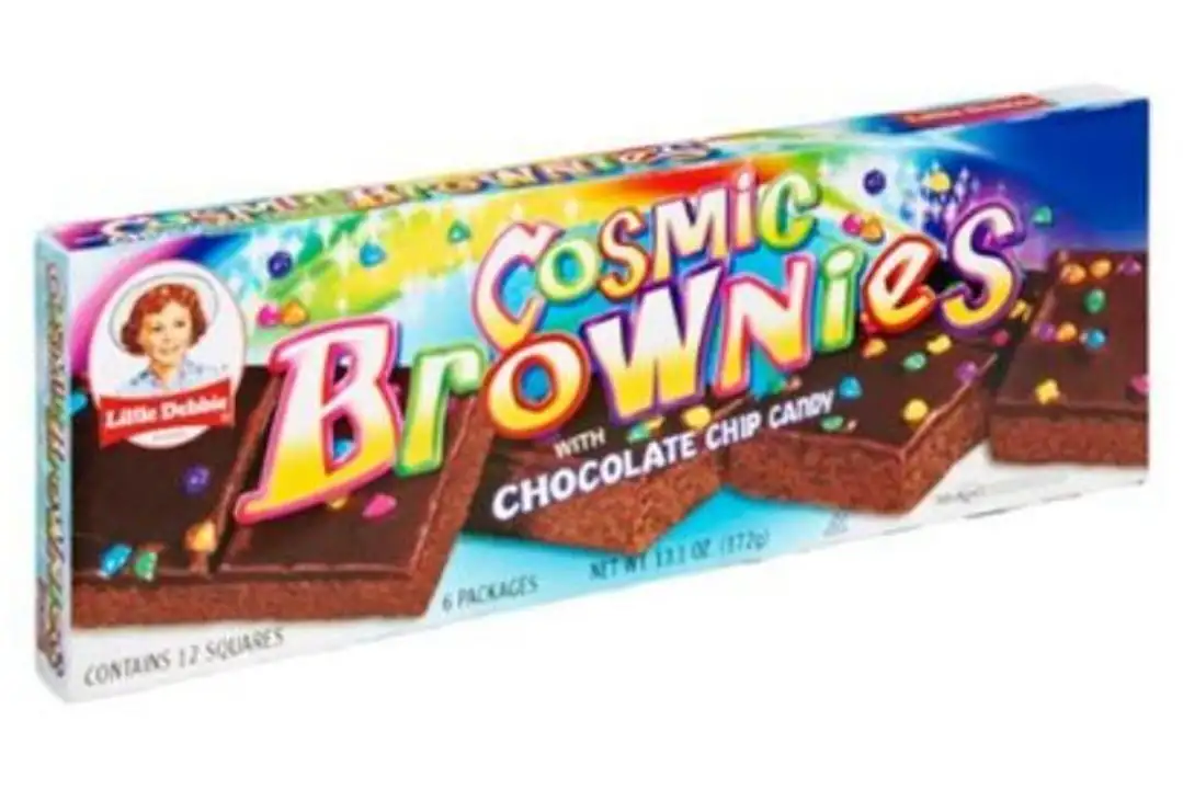 Order Little Debbie Brownies, Cosmic, with Chocolate Chip Candy - 13.1 Ounces food online from Fligner Market store, Lorain on bringmethat.com