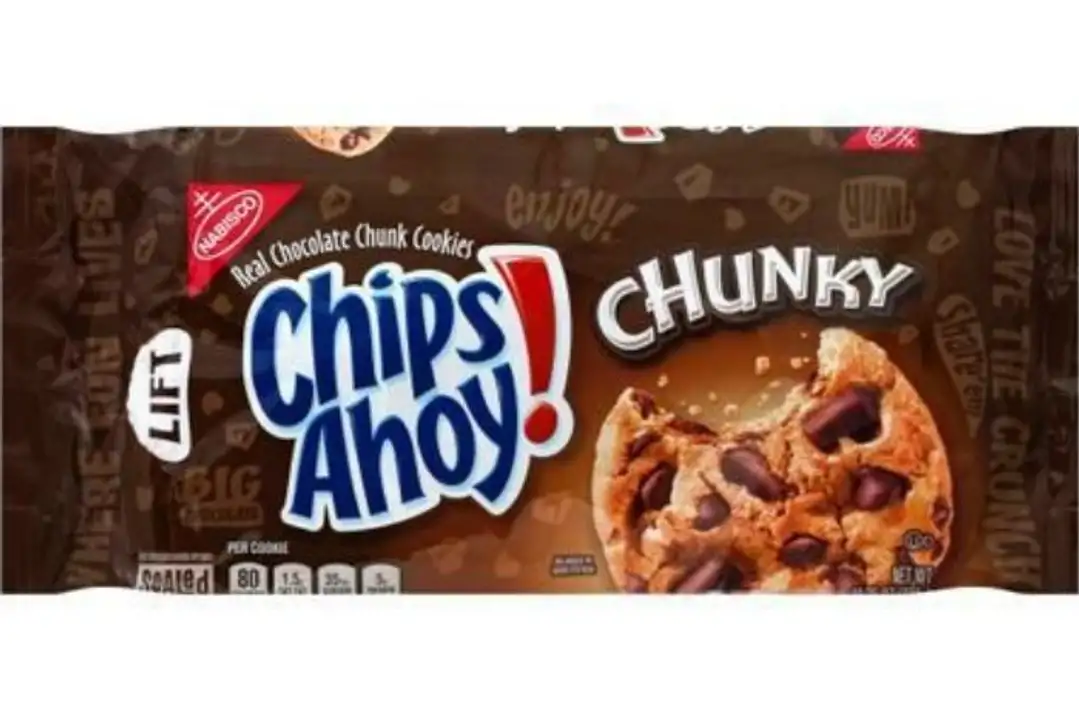 Order Chips Ahoy Chunky Cookies, Real Chocolate Chunk - 12 Ounces food online from Fligner Market store, Lorain on bringmethat.com