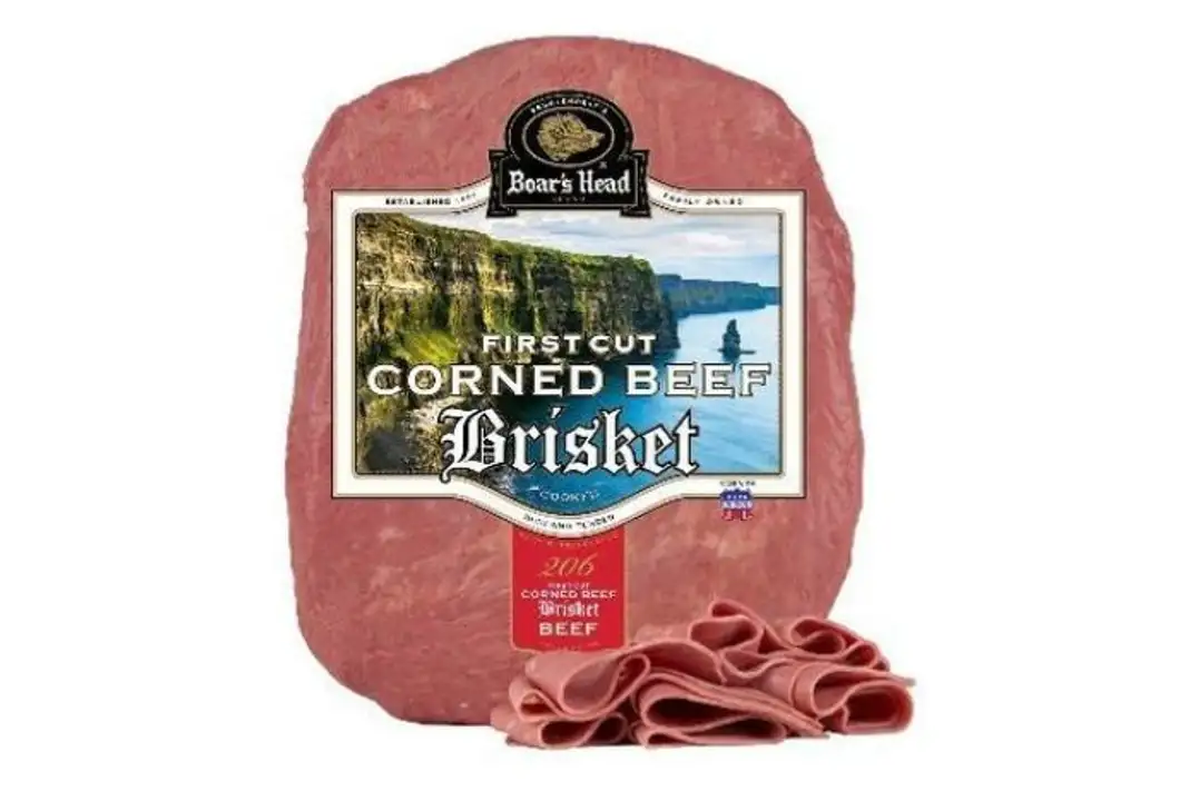 Order Boar's Head First Cut Corned Beef Brisket food online from Holiday farms store, Roslyn Heights on bringmethat.com