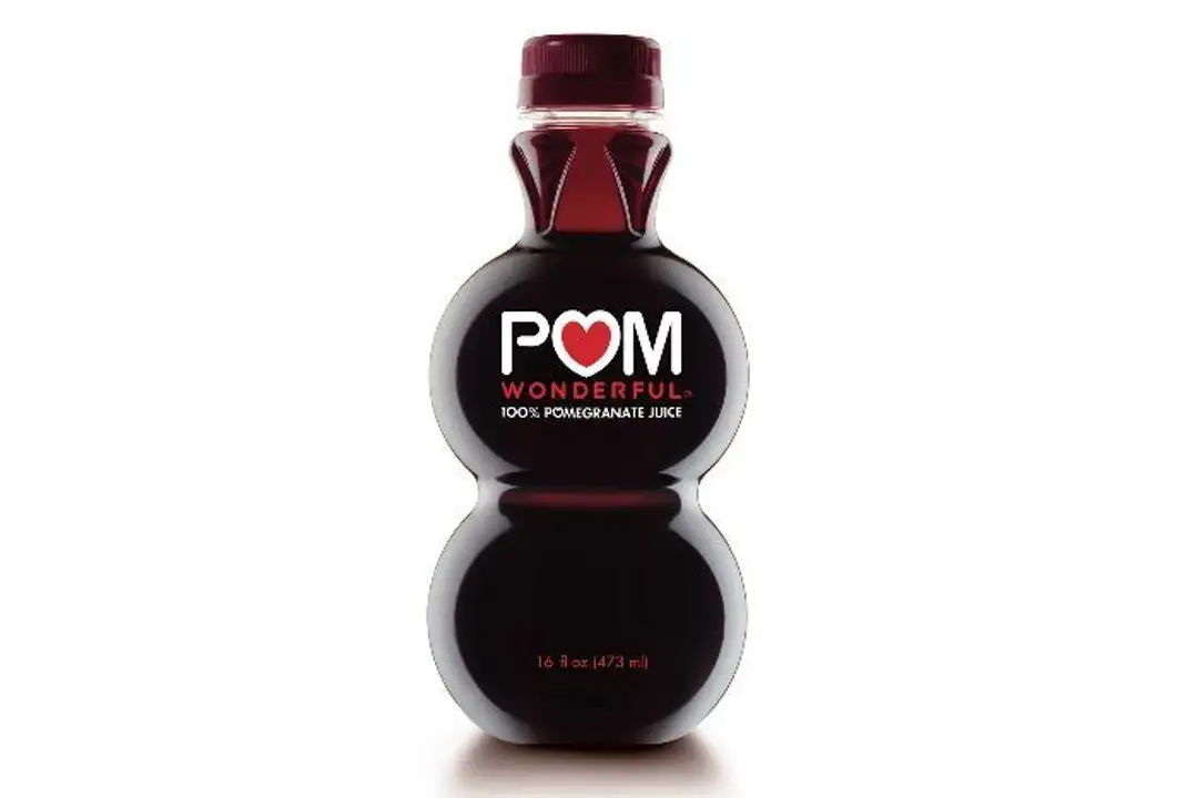 Order Pom Wonderful 100% Juice, Pomegranate - 16 Ounces food online from Holiday farms store, Roslyn Heights on bringmethat.com