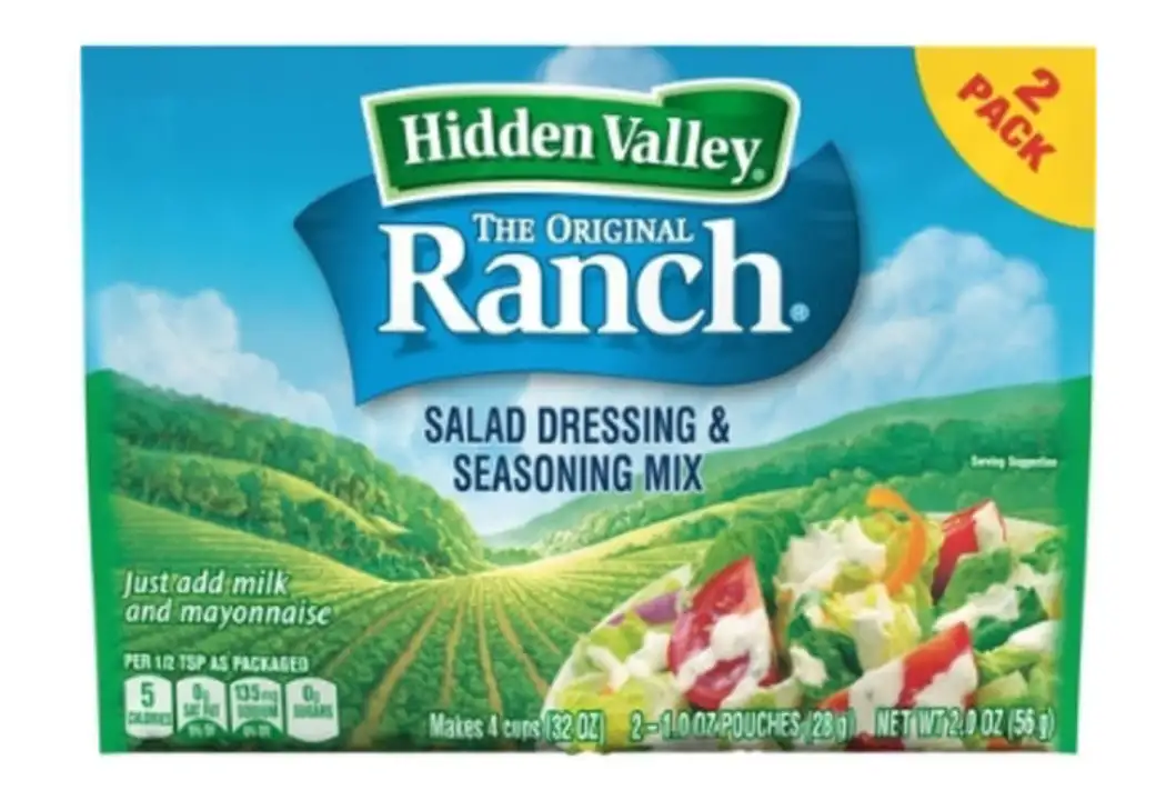Order Hidden Valley Salad Dressing & Seasoning Mix, The Original Ranch - 2 Ounces food online from Fligner Market store, Lorain on bringmethat.com