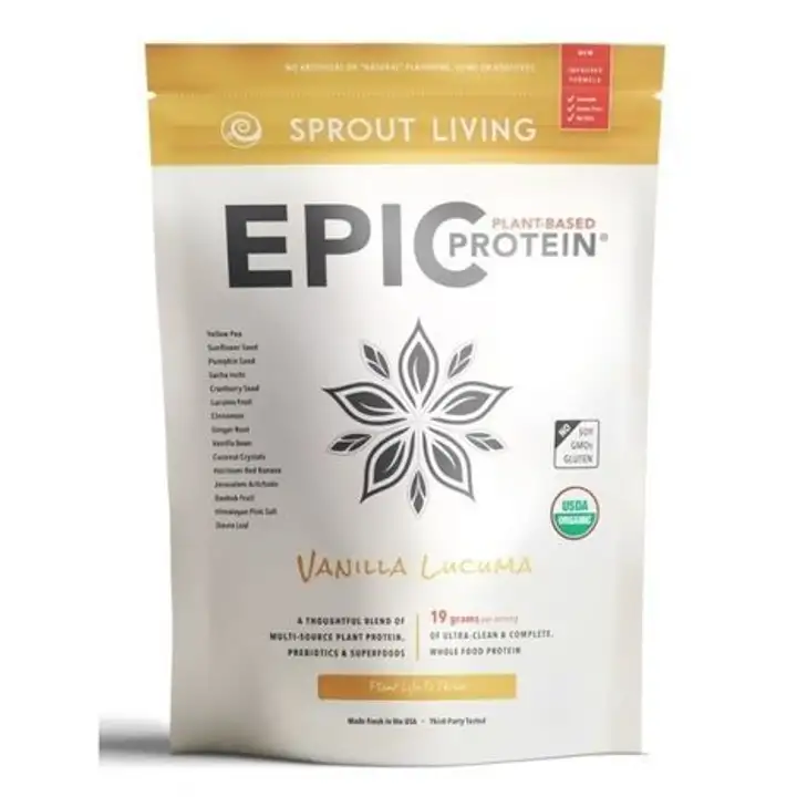 Order Sprout Living Epic Protein Vanilla Lucuma Powder - 1.2 Ounces food online from Whole Foods Co-Op Denfeld store, Duluth on bringmethat.com