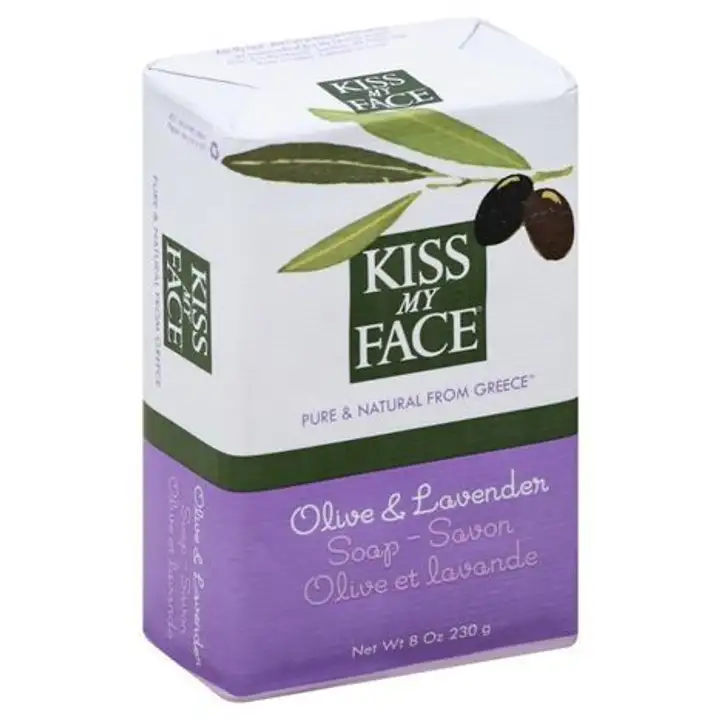 Order Kiss My Face Soap, Olive & Lavender - 8 Ounces food online from Whole Foods Co-Op Denfeld store, Duluth on bringmethat.com