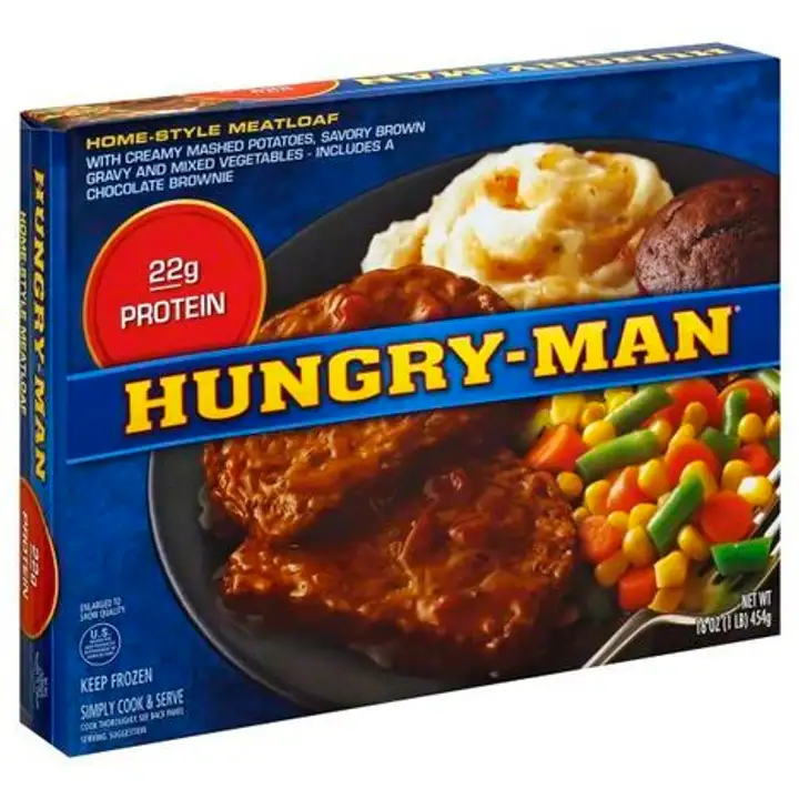 Order Hungry Man Home-Style Meatloaf - 16 Ounces food online from Novato Harvest Market store, Novato on bringmethat.com