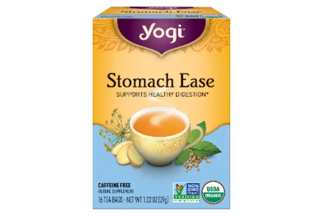 Order Yogi Tea, Caffeine Free, Stomach Ease, Bags - 16 Bags food online from Whole Foods Co-Op Denfeld store, Duluth on bringmethat.com