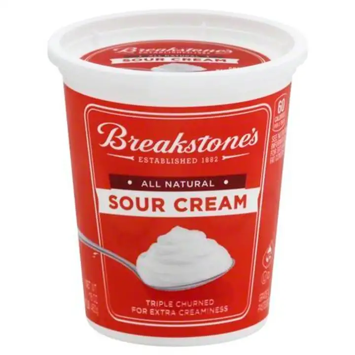 Order Breakstones Sour Cream, All Natural - 16 Ounces food online from Holiday farms store, Roslyn Heights on bringmethat.com