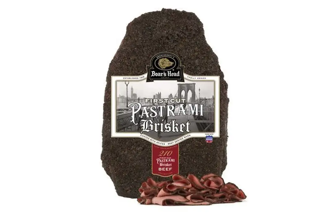 Order Boar's Head First Cut Pastrami Beef Brisket food online from Holiday farms store, Roslyn Heights on bringmethat.com