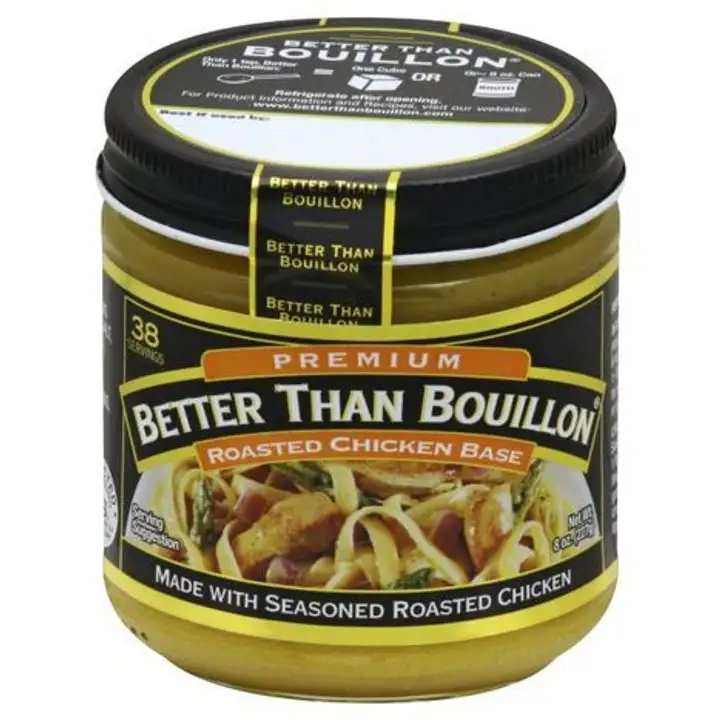 Order Better than Bouillon Chicken Base, Roasted, Premium - 8 Ounces food online from Fligner Market store, Lorain on bringmethat.com