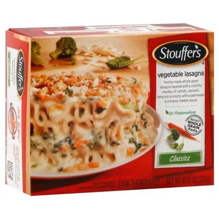 Order Stouffers Classics Vegetable Lasagna - 16 Ounces food online from Novato Harvest Market store, Novato on bringmethat.com