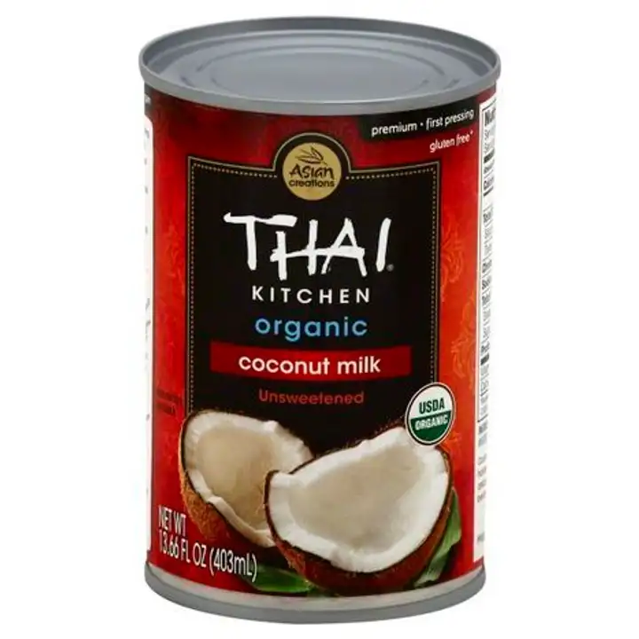 Order Thai Kitchen Coconut Milk, Organic, Unsweetened - 14 Ounces food online from Novato Harvest Market store, Novato on bringmethat.com