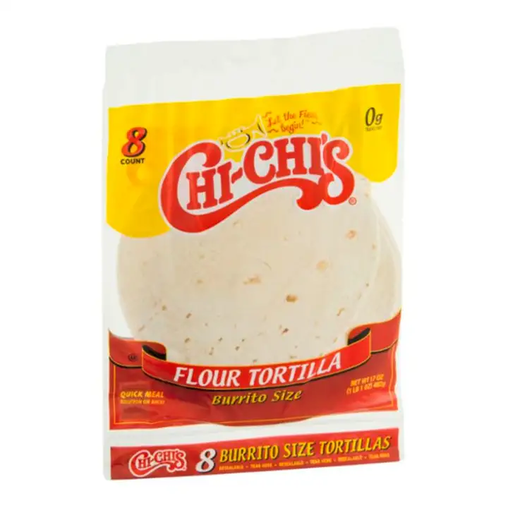 Order Chi Chis Tortillas, Flour, Burrito Style - 8 Ounces food online from Fligner Market store, Lorain on bringmethat.com