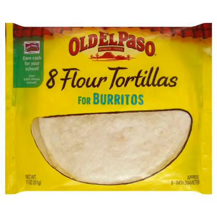 Order Old El Paso Tortillas, Flour, for Burritos - 11 Ounces food online from Fligner Market store, Lorain on bringmethat.com
