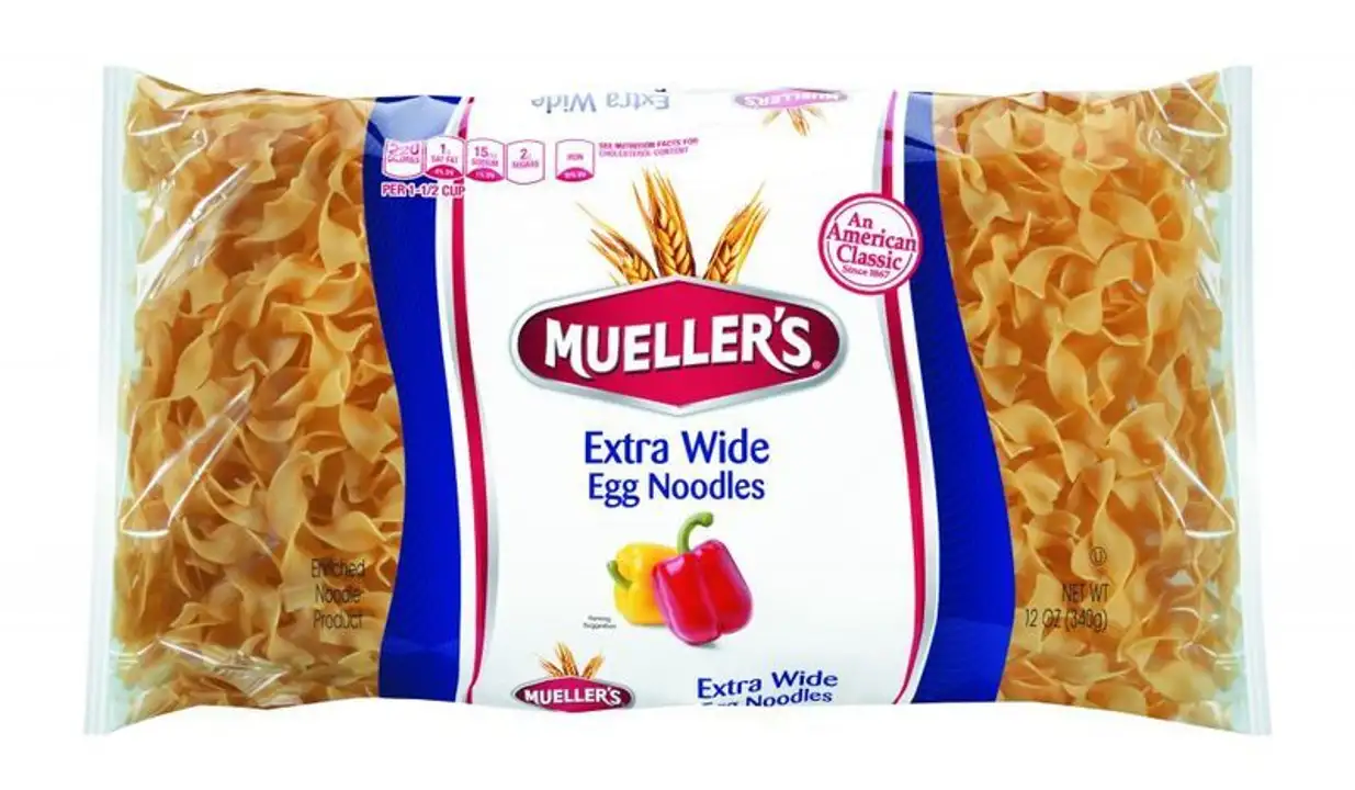 Order Mueller's Extra Wide Egg Noodles food online from Fligner Market store, Lorain on bringmethat.com