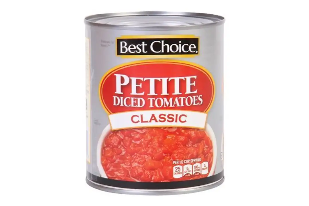 Order Best Choice Petite Diced Tomatoes, Classic food online from Fligner Market store, Lorain on bringmethat.com