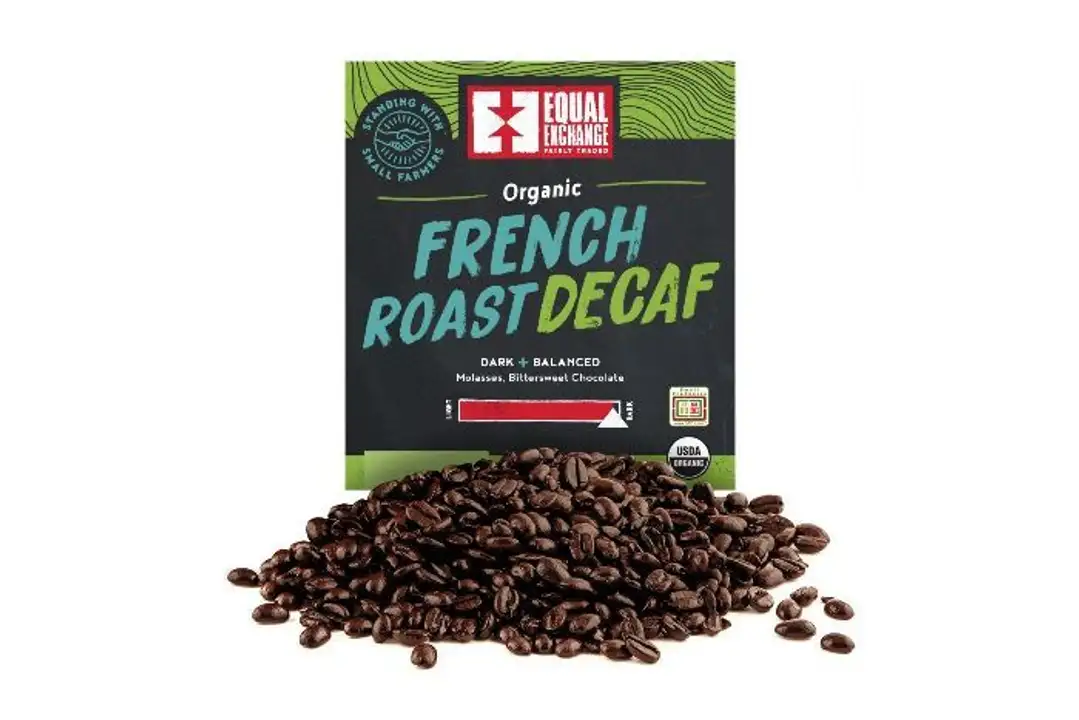 Order Equal Exchange Organic French Roast Decaf food online from Whole Foods Co-Op Denfeld store, Duluth on bringmethat.com