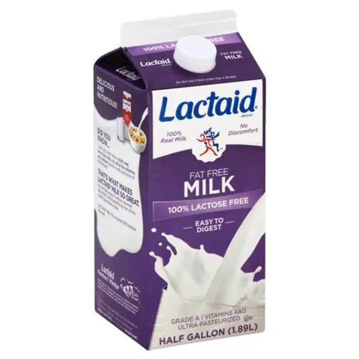 Order Lactaid Milk, Fat Free - 0 Gallons food online from Novato Harvest Market store, Novato on bringmethat.com