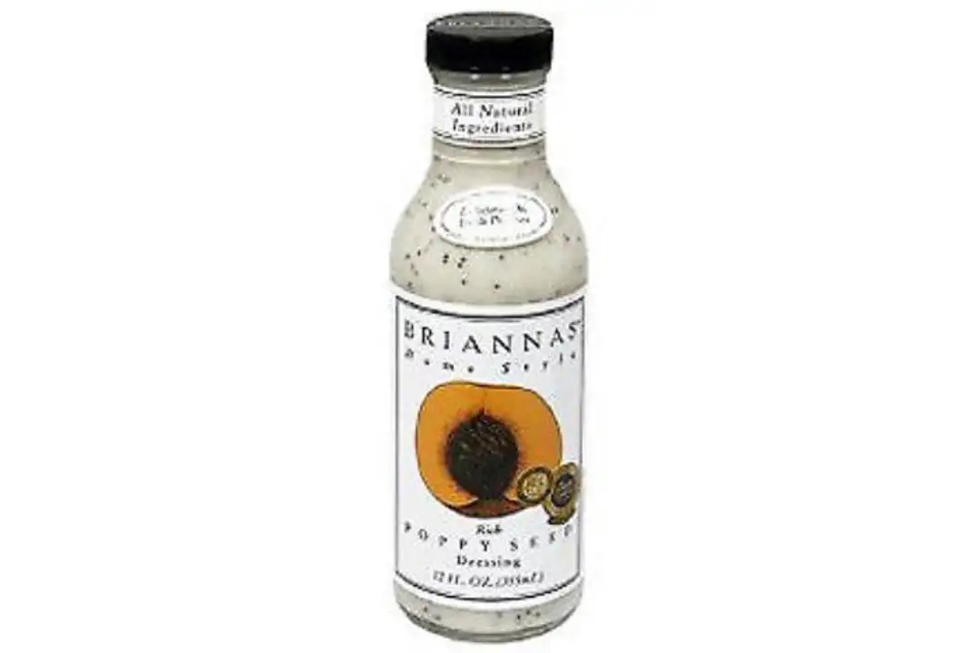 Order Briannas Dressing, Home Style, Rich Poppy Seed - 12 Ounces food online from Novato Harvest Market store, Novato on bringmethat.com