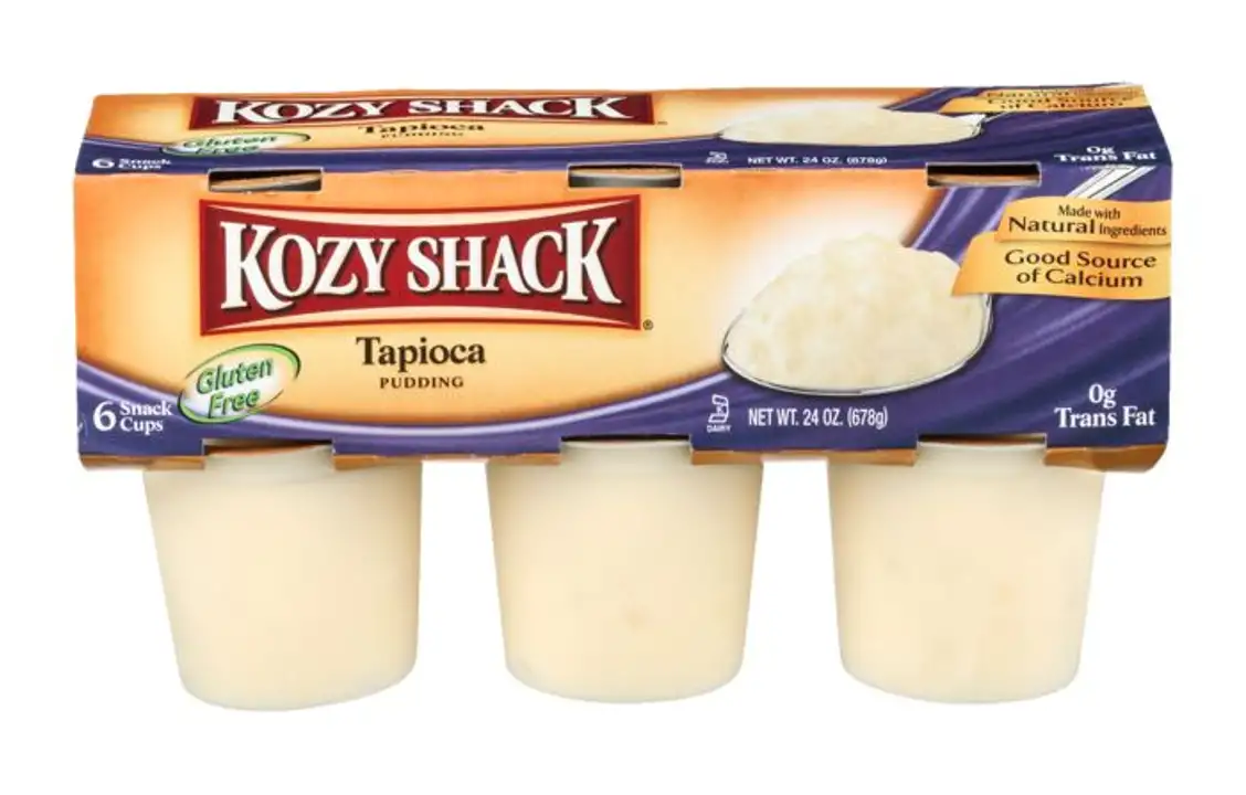 Order Kozy Shack Pudding, Tapioca, Original Recipe - 6 Count food online from Novato Harvest Market store, Novato on bringmethat.com