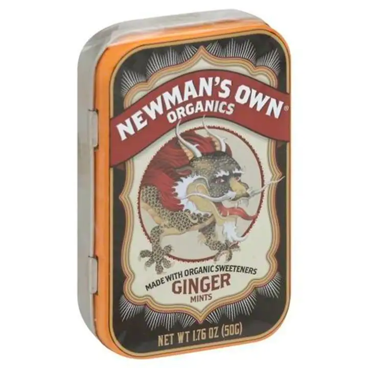 Order Newman's Own Organics Mints, Ginger - 1.76 Ounces food online from Novato Harvest Market store, Novato on bringmethat.com