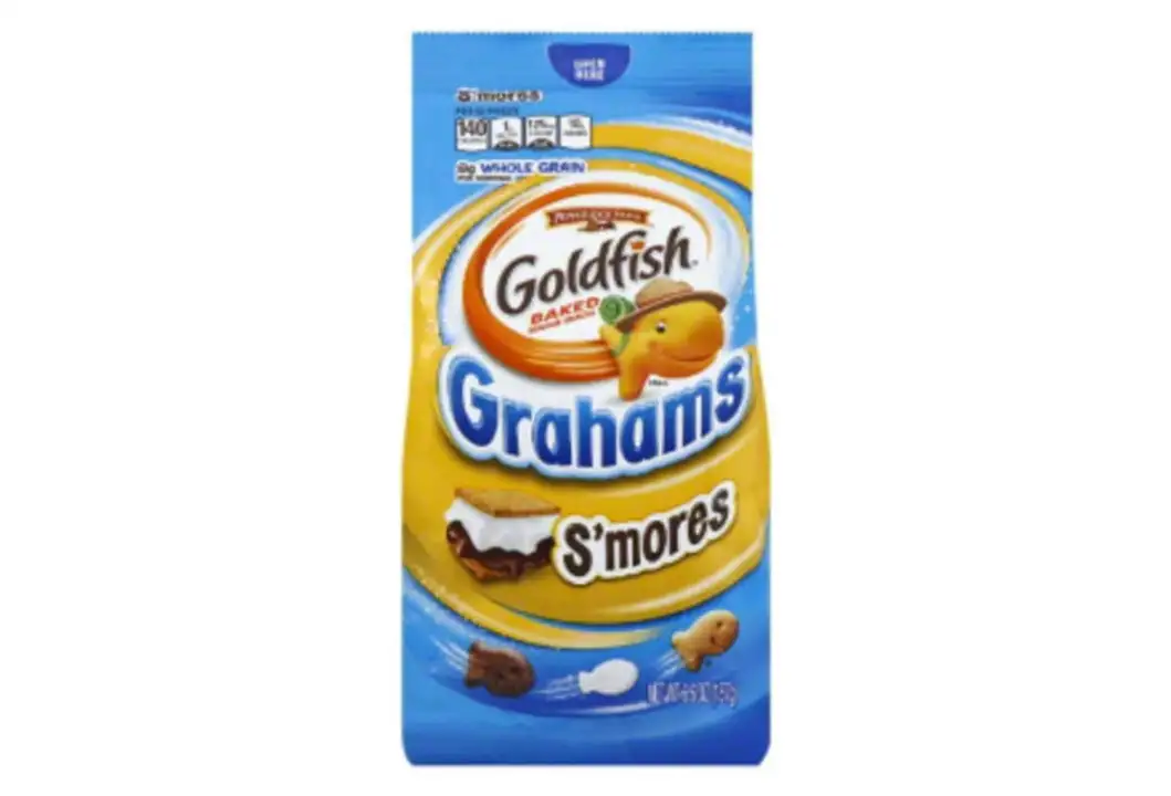 Order Goldfish Grahams Baked Graham Snacks, S'mores - 6.6 Ounces food online from Holiday farms store, Roslyn Heights on bringmethat.com