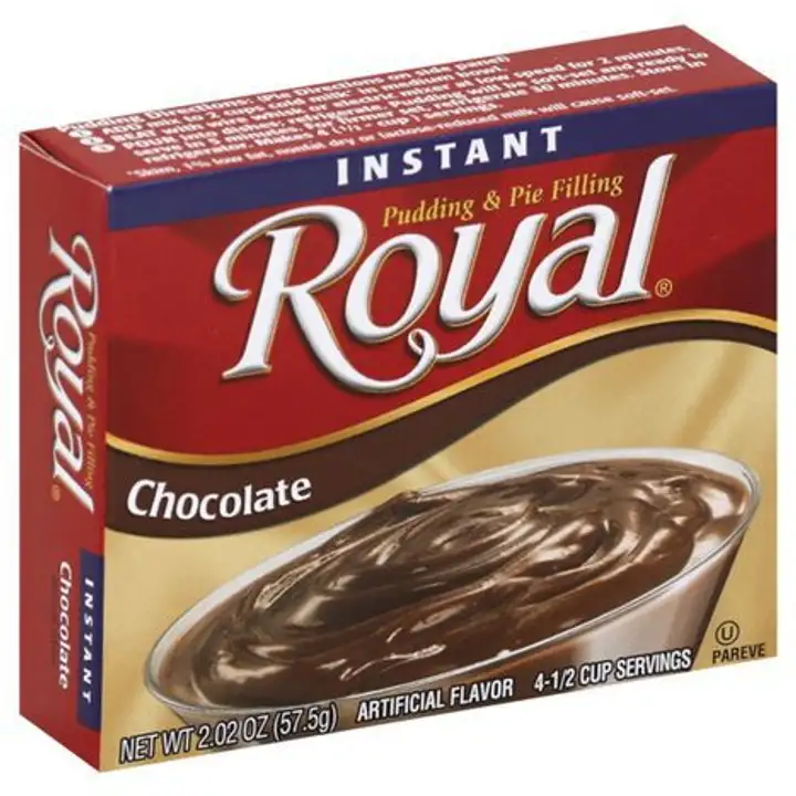 Order Royal Pudding & Pie Filling, Chocolate, Instant - 1.7 Ounces food online from Fligner Market store, Lorain on bringmethat.com