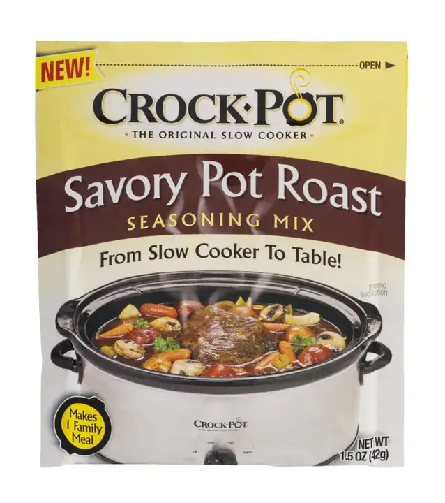 Order Crock Pot Seasoning Mix, Savory Pot Roast - 1.5 Ounces food online from Novato Harvest Market store, Novato on bringmethat.com
