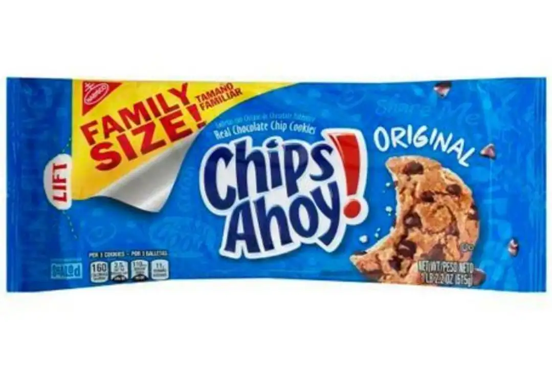 Order Chips Ahoy Cookies, Real Chocolate Chip, Original, Family Size - 18.2 Ounces food online from Novato Harvest Market store, Novato on bringmethat.com