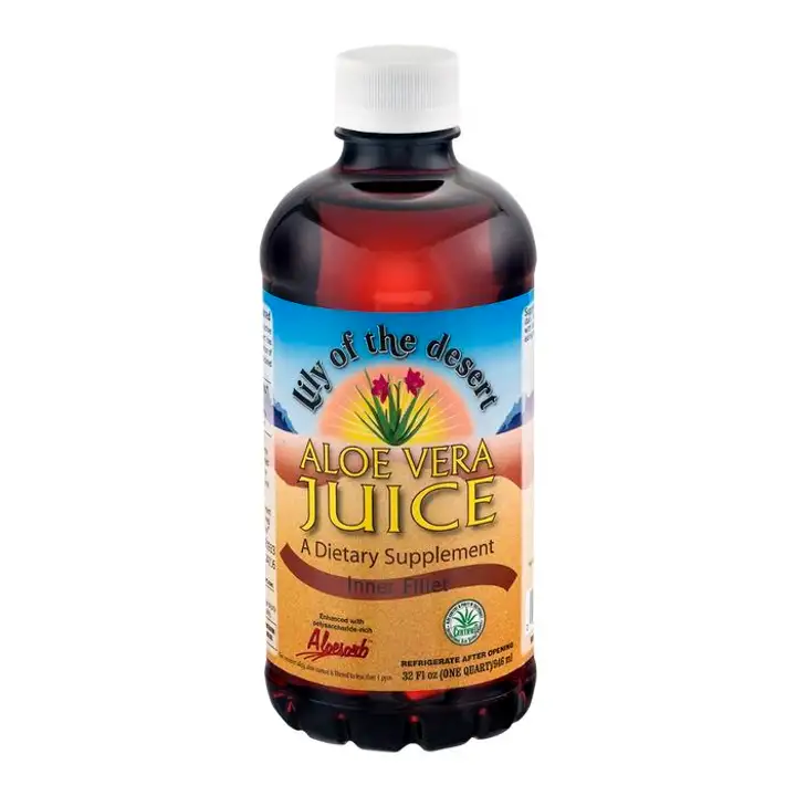 Order Lily of the Desert Aloe Vera Juice, Inner Fillet - 32 Ounces food online from Whole Foods Co-Op Denfeld store, Duluth on bringmethat.com