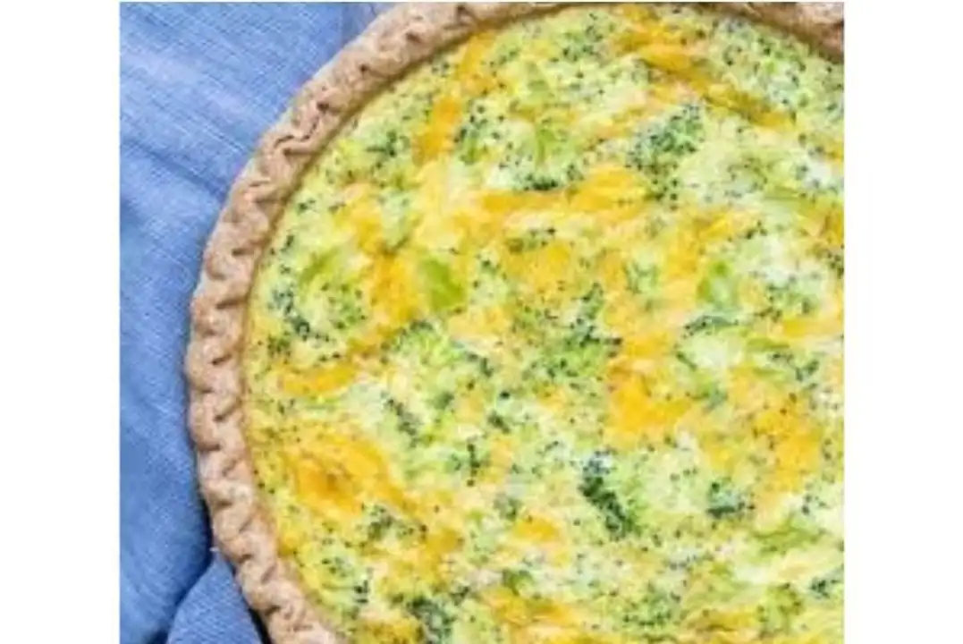 Order WFC Deli Broccoli Cheddar Quiche food online from Whole Foods Co-Op Denfeld store, Duluth on bringmethat.com