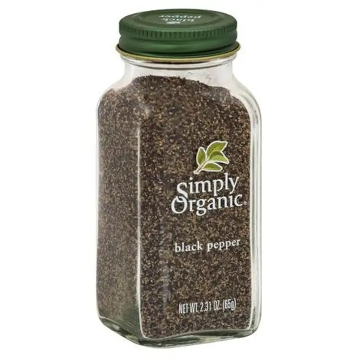Order Simply Organic Black Pepper - 2.31 Ounces food online from Whole Foods Co-Op Denfeld store, Duluth on bringmethat.com