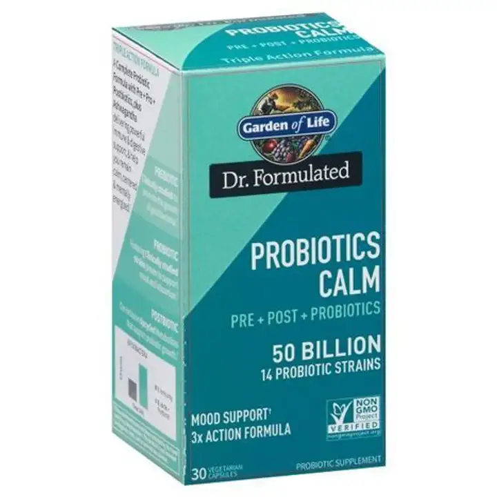 Order Garden of Life Probiotics Calm, 50 Billion, Capsules - 30 Each food online from Whole Foods Co-Op Denfeld store, Duluth on bringmethat.com