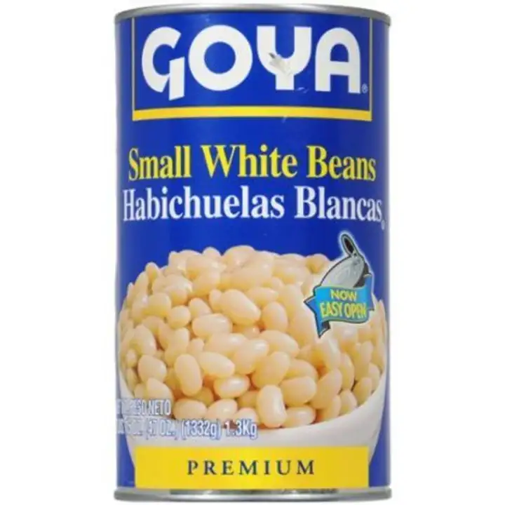 Order Goya Small White Beans, - 47 Ounces food online from Fligner Market store, Lorain on bringmethat.com
