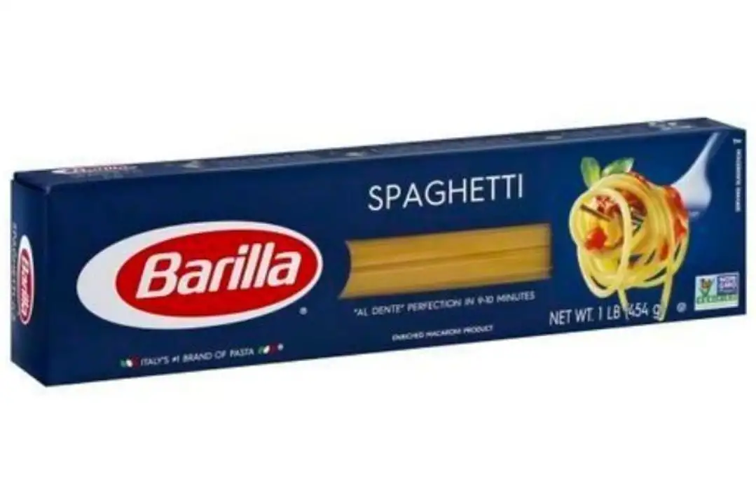 Order Barilla Spaghetti, No. 5 - 16 Ounces food online from Novato Harvest Market store, Novato on bringmethat.com