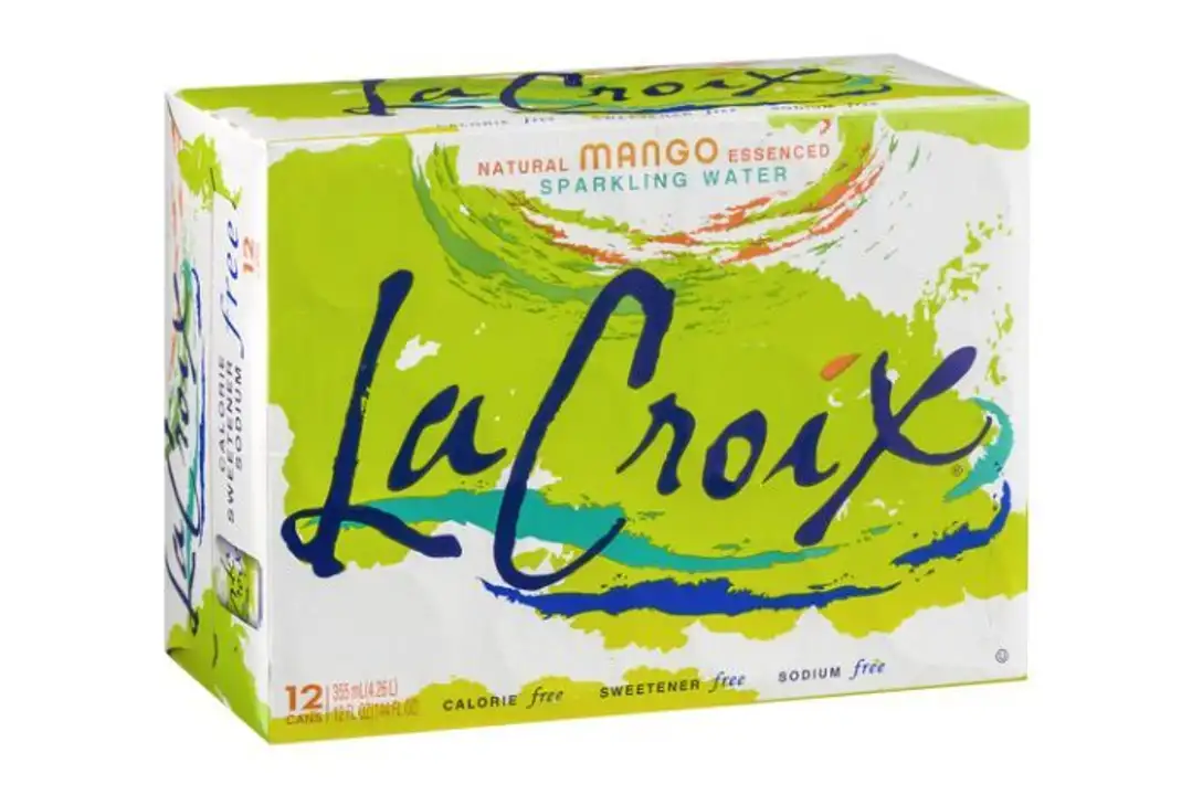 Order LaCroix Sparkling Water, Naturally Mango Essenced - 12 Fluid Ounces (Pack of 12) food online from Whole Foods Co-Op Denfeld store, Duluth on bringmethat.com