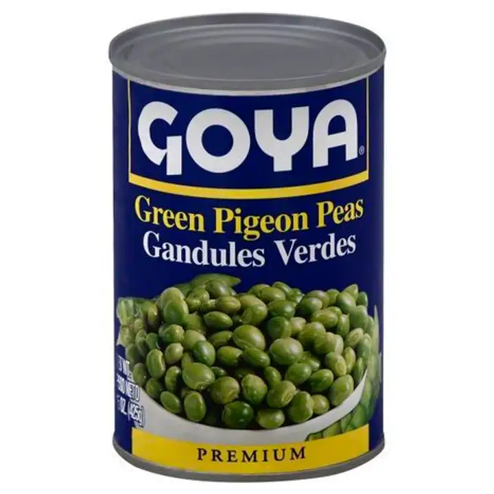 Order Goya Pigeon Peas, Green, Premium - 15 Ounces food online from Fligner Market store, Lorain on bringmethat.com