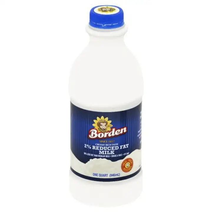 Order Borden Milk, Reduced Fat, 2% - 32 Ounces food online from Fligner Market store, Lorain on bringmethat.com