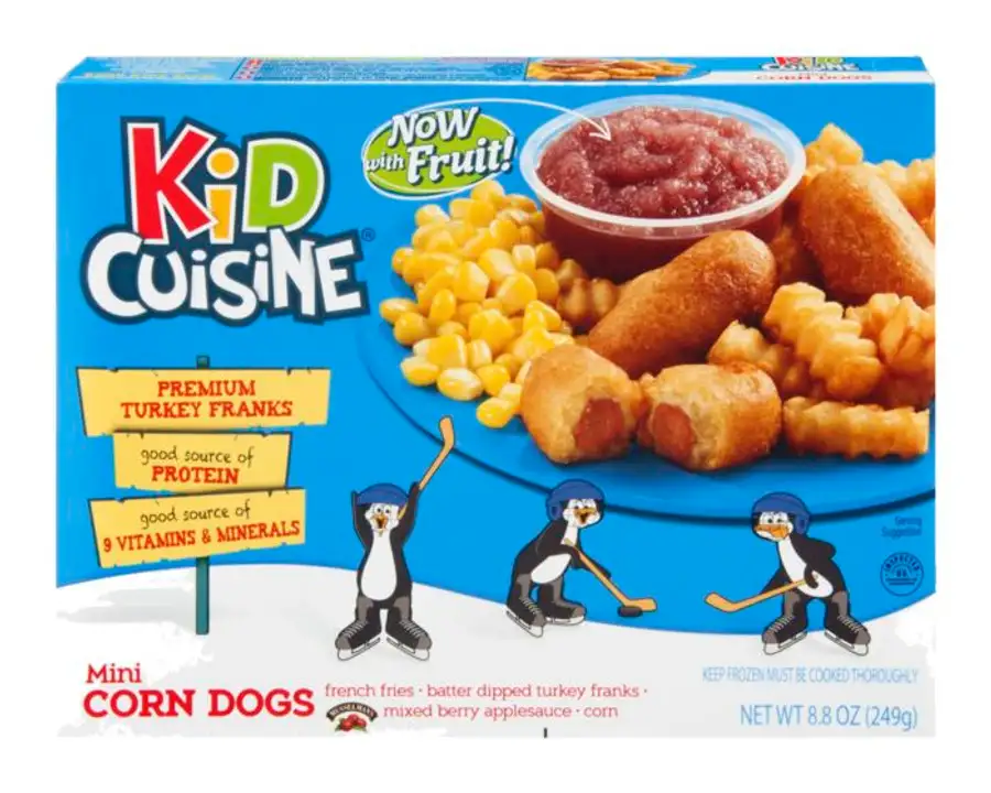 Order Kid Cuisine Corn Dogs, Mini, Carnival - 8.8 Ounces food online from Fligner Market store, Lorain on bringmethat.com