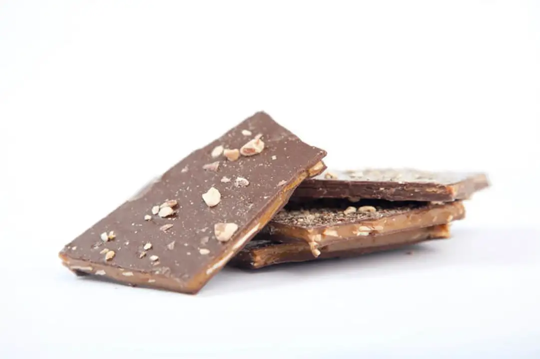 Order Candy Cane English Toffee Milk Chocolate food online from Novato Harvest Market store, Novato on bringmethat.com