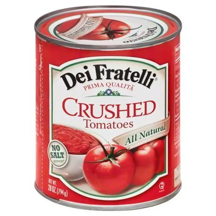 Order Dei Fratelli Tomatoes, Crushed, No Salt Added - 28 Ounces food online from Fligner Market store, Lorain on bringmethat.com