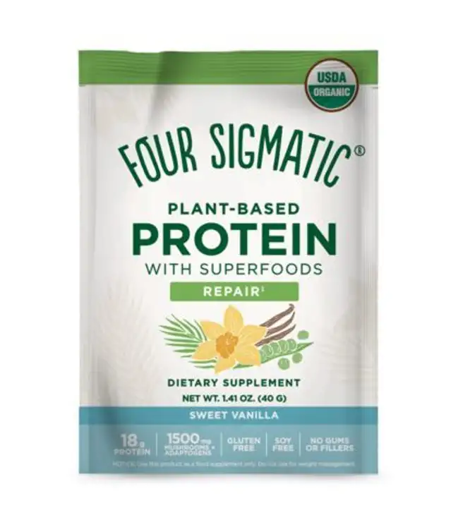 Order Four Sigmatic Plant Repair Sweet Vanilla Protein Powder - 1.41 Ounces food online from Whole Foods Co-Op Denfeld store, Duluth on bringmethat.com